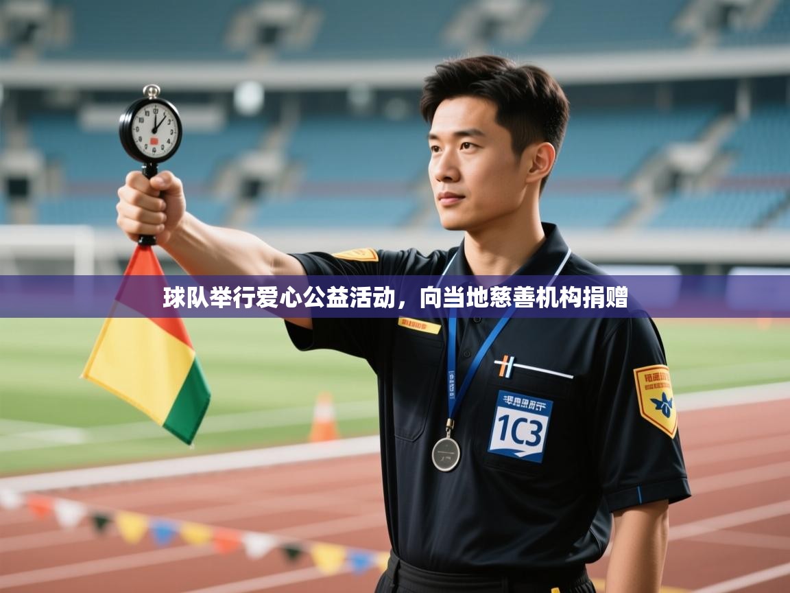 球队举行爱心公益活动，向当地慈善机构捐赠